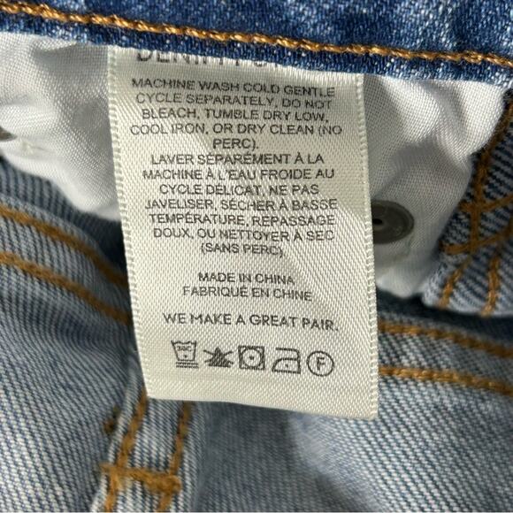 Aritzia Denim Forum Angelica High Rise Slim Jeans Pin Up Wash Size 24 NWT - Picture 11 of 14